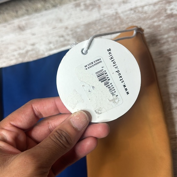 STAUD Dakota Colorblock Tube Top size XL NWT - Picture 4 of 11